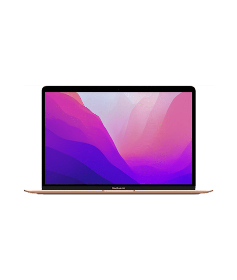 13 inch MacBook Air M1 Chip with 8core CPU and 7core GPU 8GB 256GB Gold