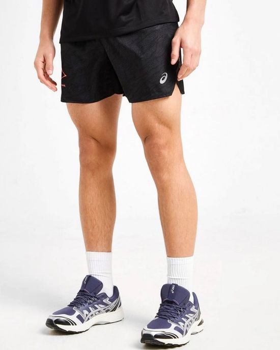 ASICS FujiTrail All Over Print Shorts Black