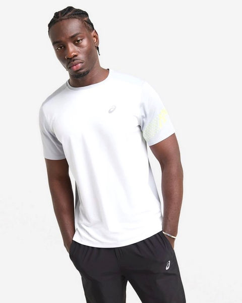 Asics Icon T-Shirt White/Neon