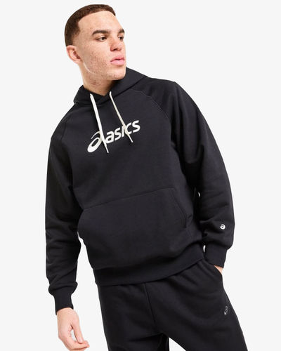 ASICS Logo Hoodie Black