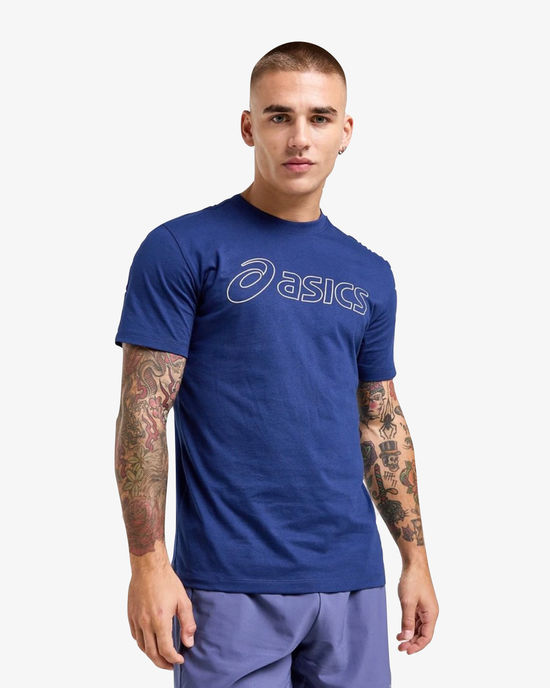 ASICS Logo T-Shirt Navy