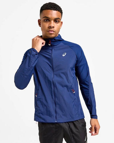 Asics Road Packable Jacket Blue Expanse