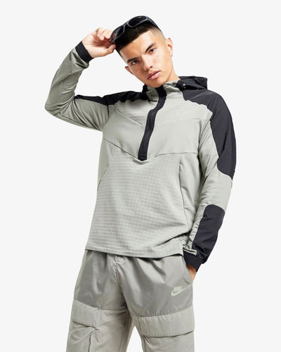 Nike 1/2 Zip Performance Hooded Jacket Stucco