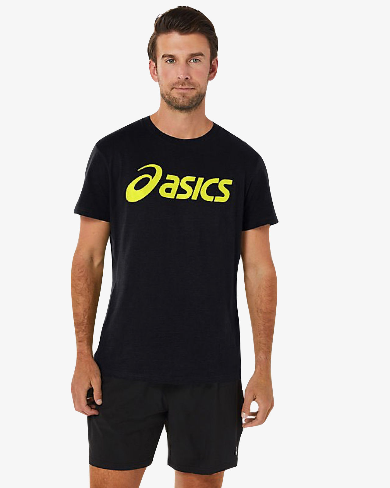 Asics Sports Logo Tee Black