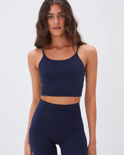 Adanola Tank Bra Navy Blue