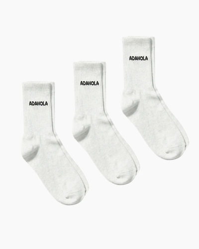 Adanola 3-Pack Socks Grey
