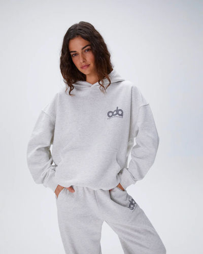 Adanola 'Performance' Oversized Hoodie Light Grey Melange