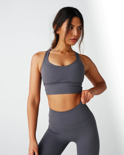 Adanola Tank Bra Graphite Grey