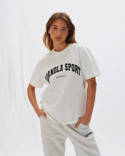 Adanola Sport Oversized T-Shirt White