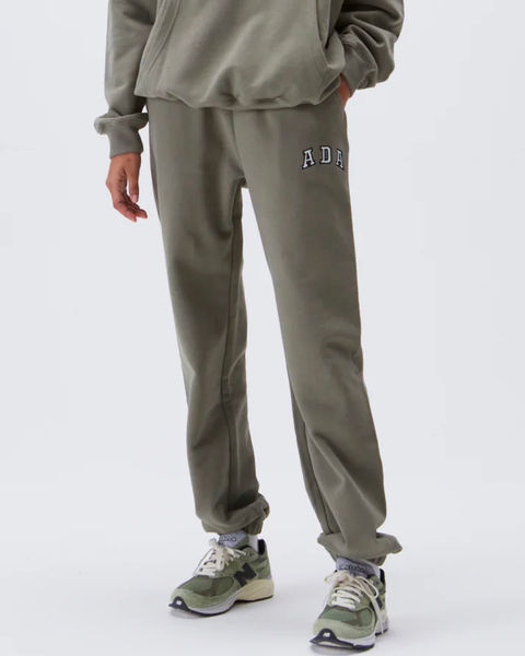 Adanola Womens Varsity Joggers Olive Green