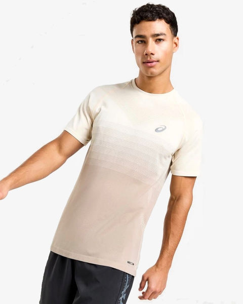 Asics Seamless T-Shirt Beige