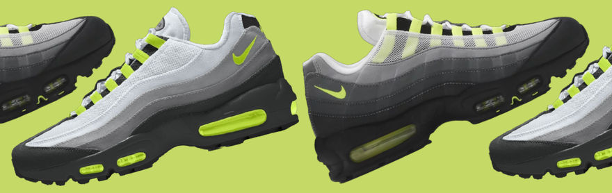 What's the difference between the Nike Air Max 95 By You, compared to the Nike Air Max 95 OGs?