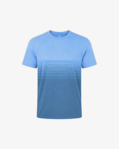Cora Seamless Top Ocean Blue