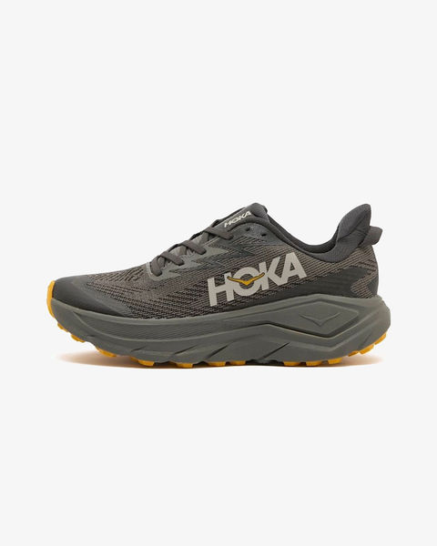 Hoka Challenger 8 GORE-TEX Asphalt Grey/Varsity Yellow