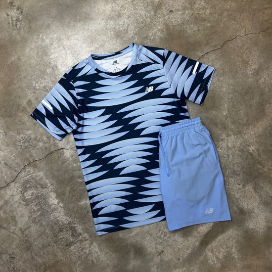 New Balance Stripe All Over Print Essential Set