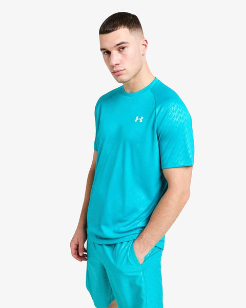 Under Armour Tech Emboss T-Shirt Teal