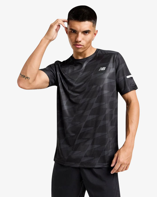 New Balance All Over Print T-Shirt Black