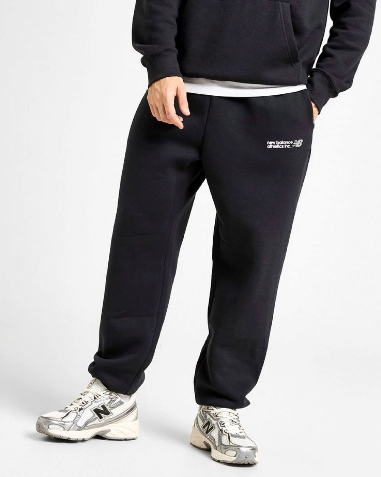 New Balance Core Logo Joggers Black