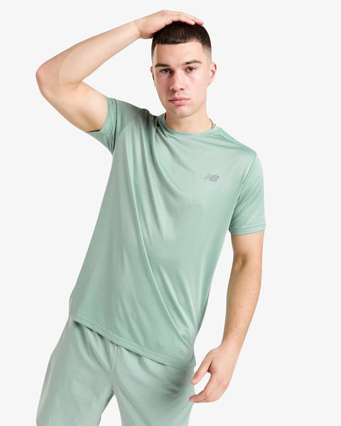 New Balance Essential Run T-Shirt Green