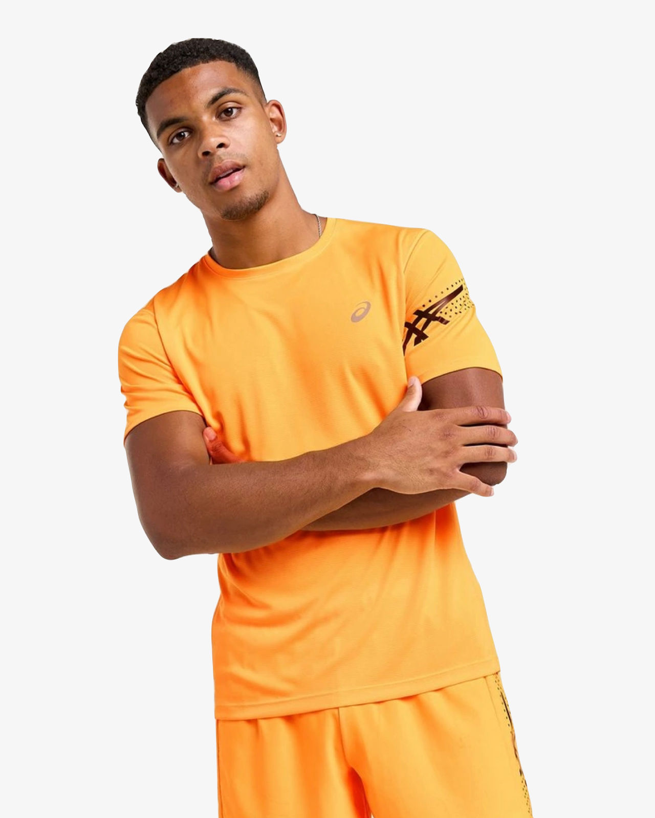 Asics Icon T Shirt Stadium Orange