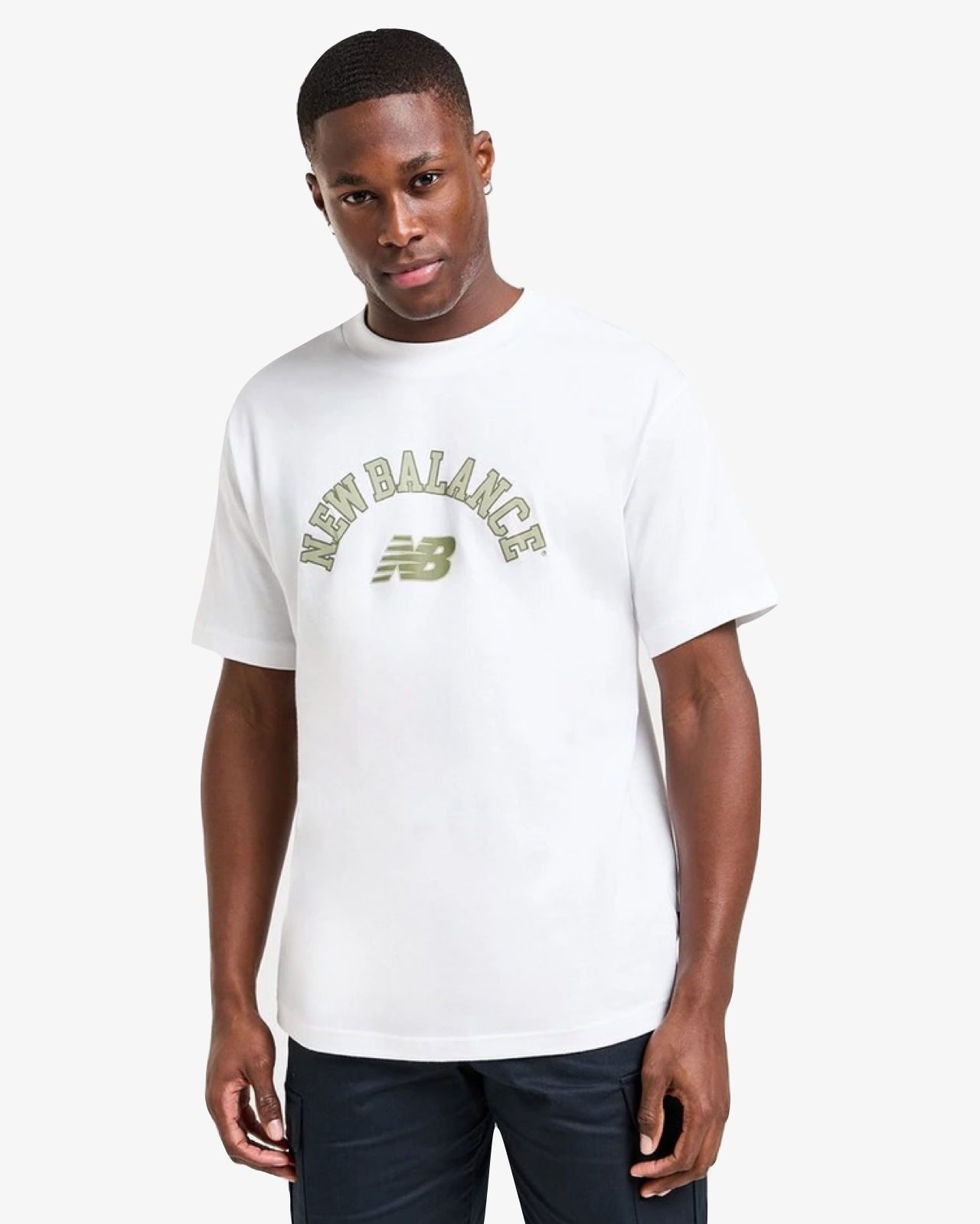 【NONCODE】(Unisex) Balance Line Overfit T-Shirt Run For Life Graphic T-Shirt - New Balance