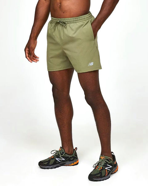 New balance green shorts online