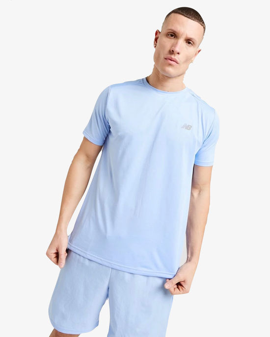New Balance Essential Run T-Shirt Blue