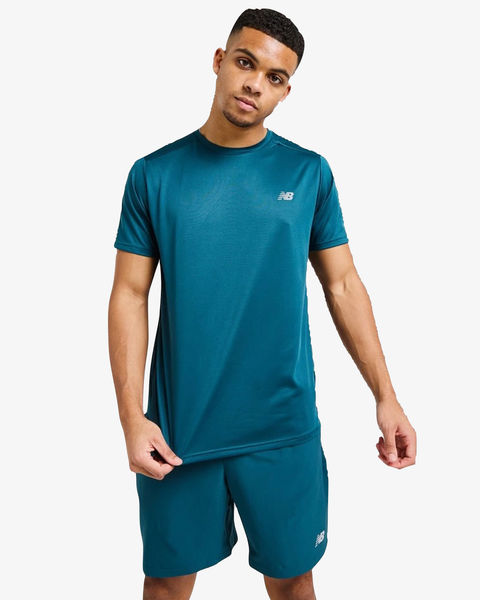 New Balance Essential Run T-Shirt Green