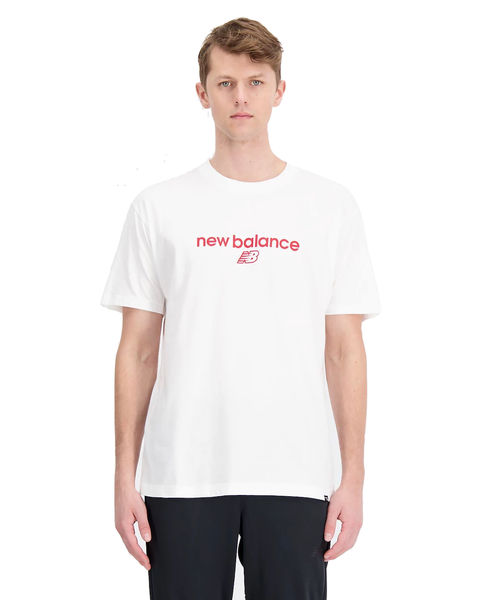 New Balance Sport Seasonal Graphic Brand T-Shirt White