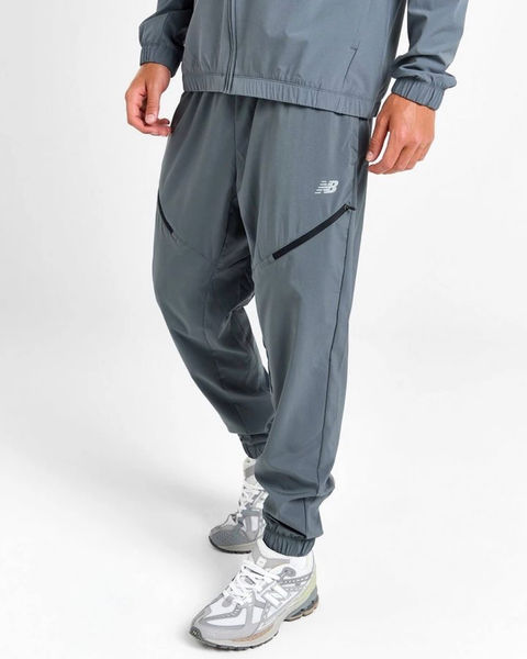 New Balance Woven Track Pants Grey