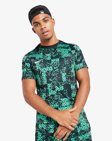 Nike Academy All Over Print T-Shirt Mid Green