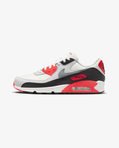 Nike Air Max 90 GORE-TEX Summit White/Bright Crimson/Black/Cool Grey