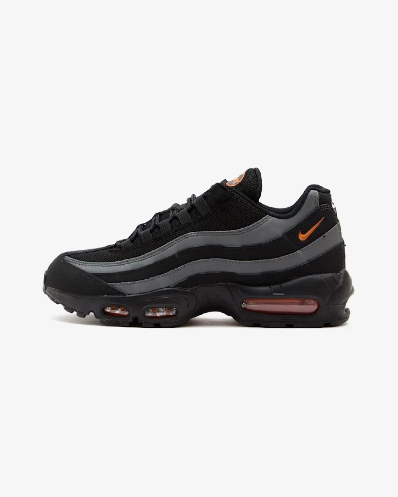 nike 95 orange and black