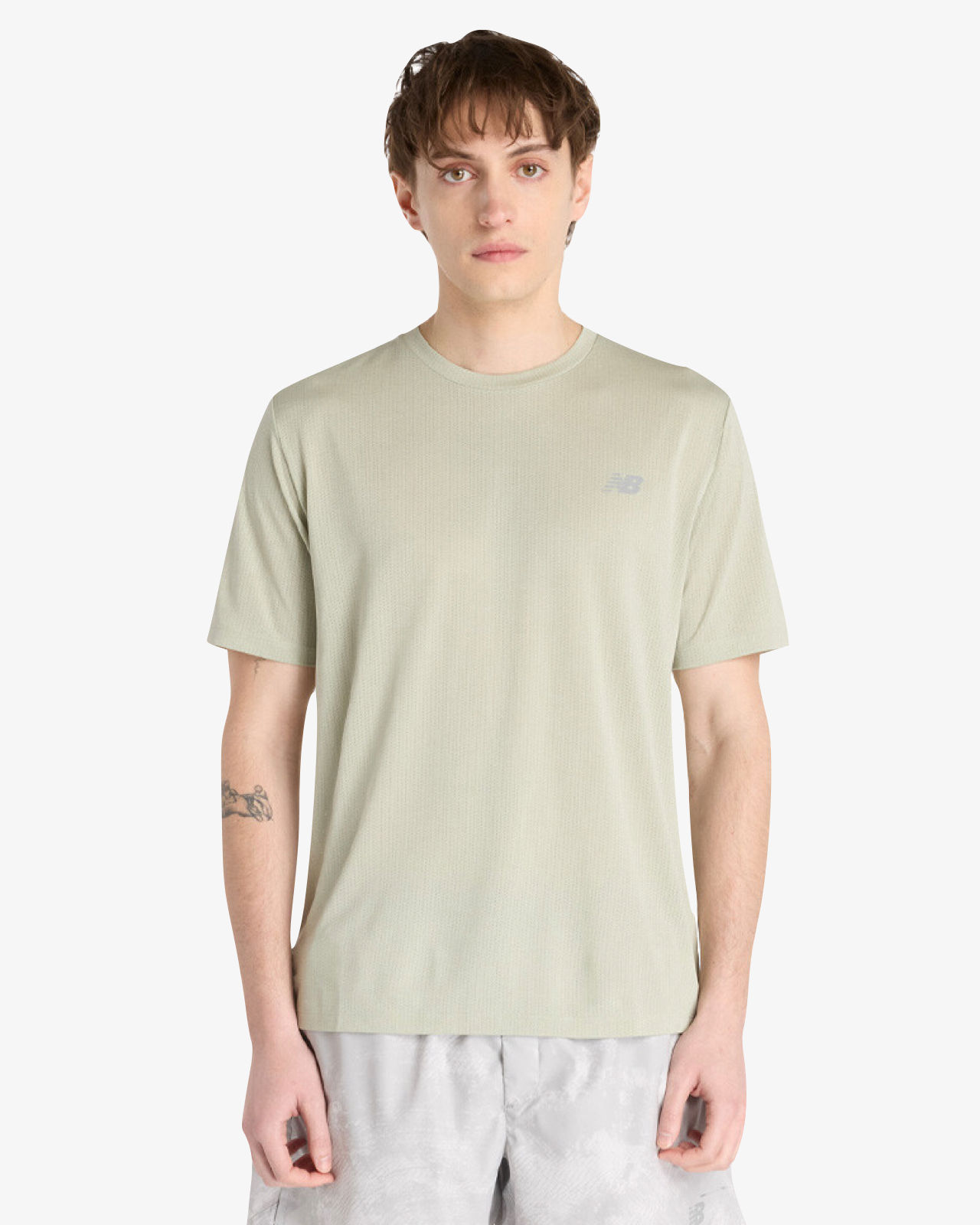 New Balance Athletics T-Shirt Earth Shadow Heather