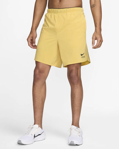 Nike Challenger Graphic Shorts Saturn Gold