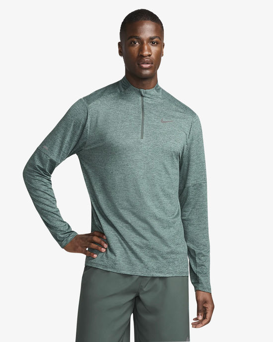 Nike Dri-FIT 1/2-zip Running Top Vintage Green