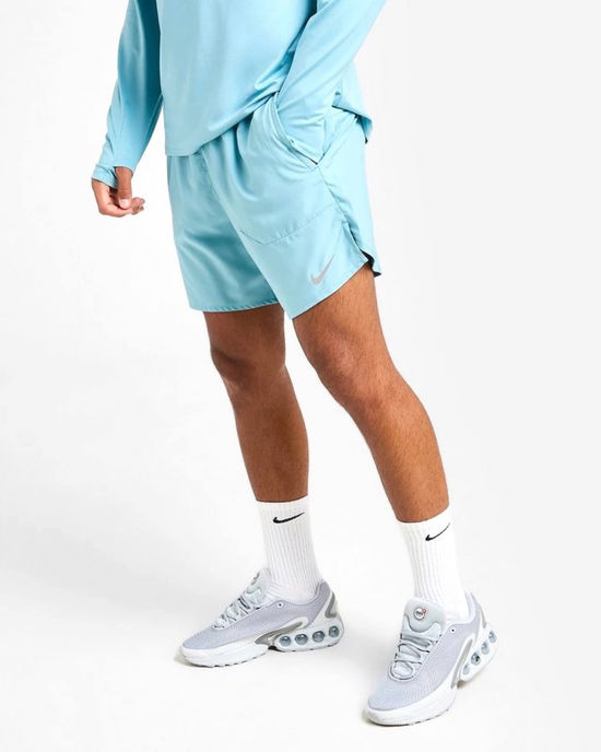 Nike Stride Running Shorts Denim Turquoise