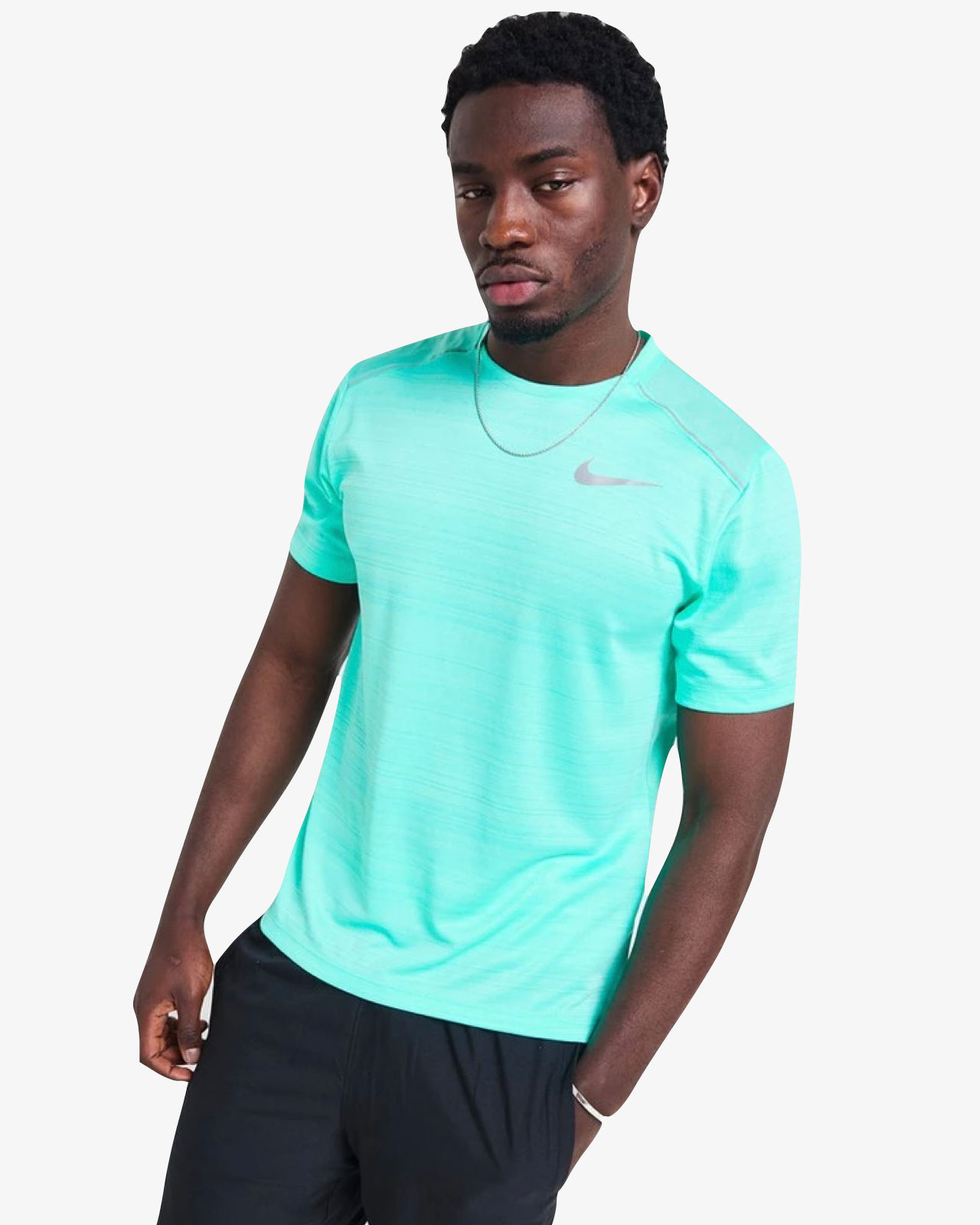 Nike Shirts Nike Miler Neon Nike Miler Hyper Turquoise