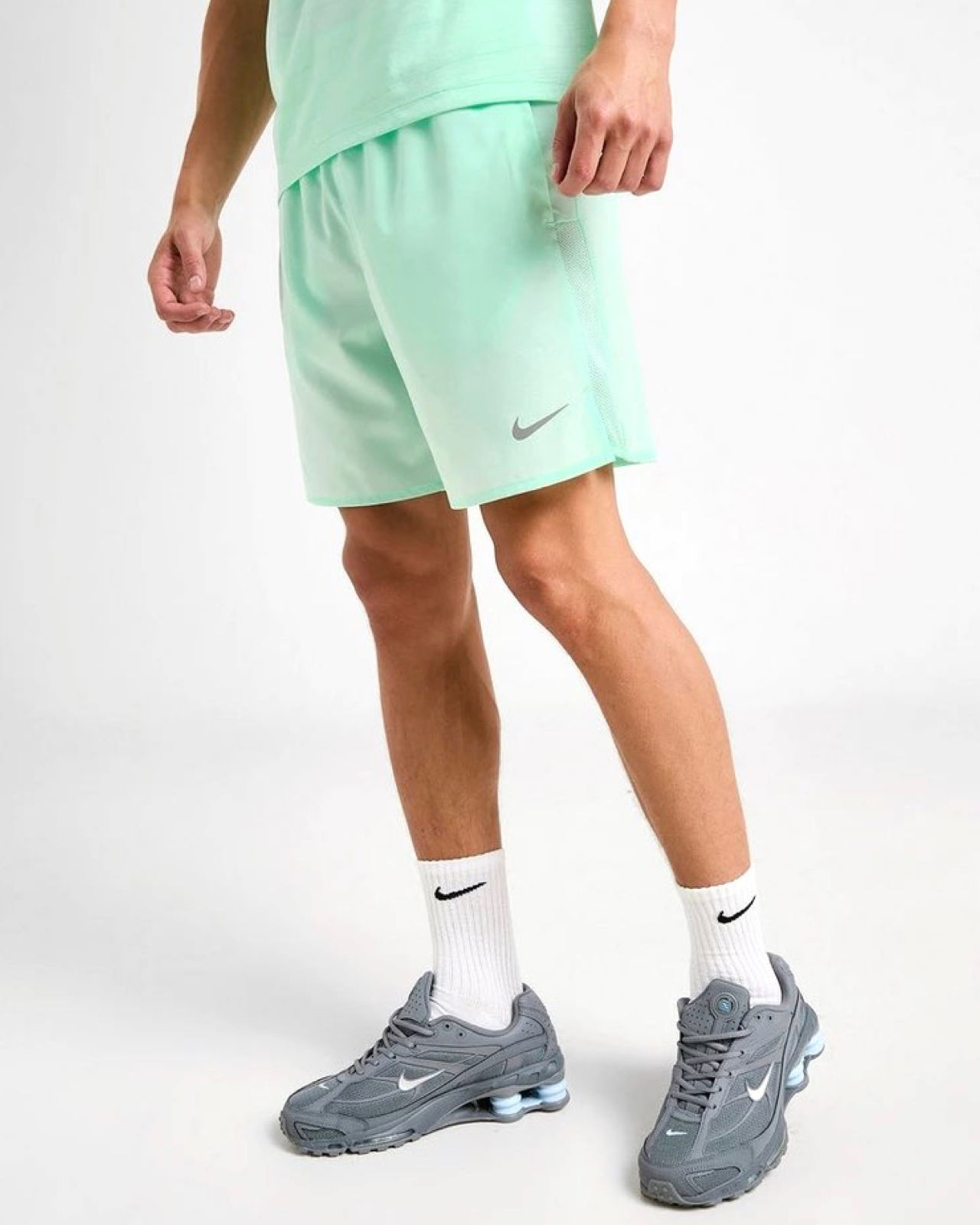 nike shorts mint green