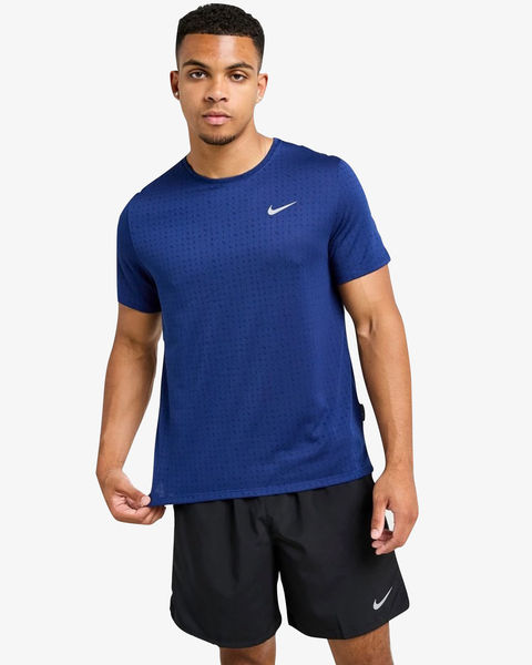 Nike Miler Breathe T-Shirt Blue Void