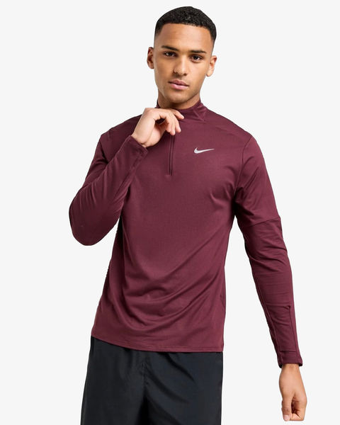 Nike Element 1/4 Zip Top Burgundy Crush