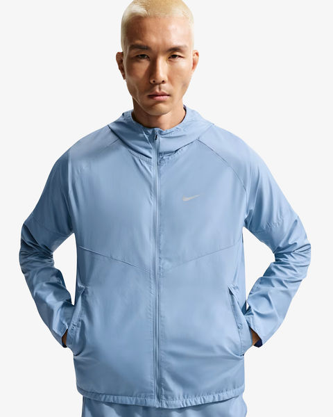 Nike Miler Repel Running Jacket Work Blue