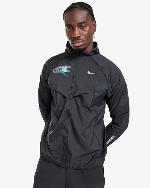 Nike Stride Graphic Jacket Black