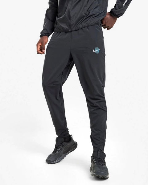Nike Stride Graphic Woven Track Pants Black