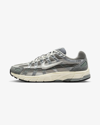 Nike P-6000 Flat Pewter/Light Iron Ore/Metallic Silver/White