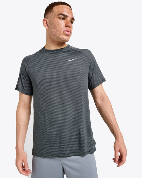Nike Stride Jacquard T-Shirt Black