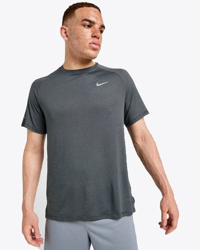 Nike Stride Jacquard T-Shirt Black