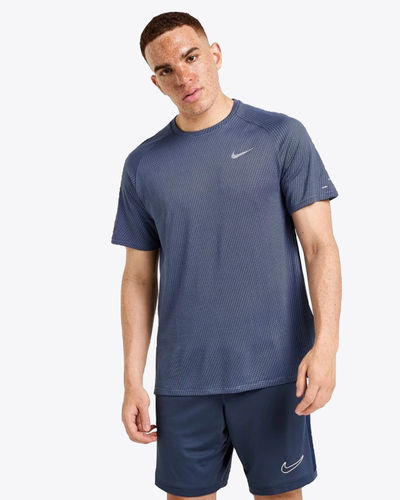 Nike Stride Jacquard T-Shirt Indigo