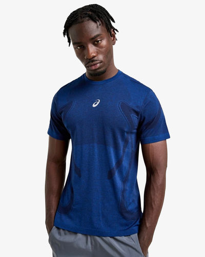 ASICS Road Seamless T-Shirt Navy