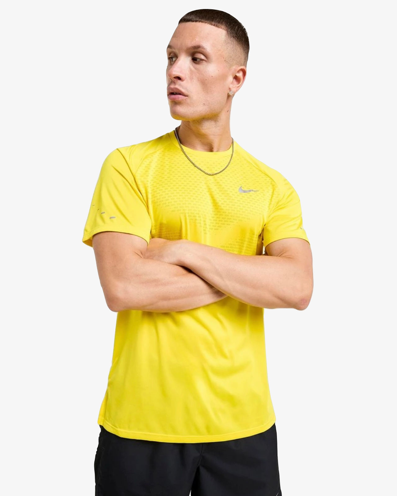 yellow nike top